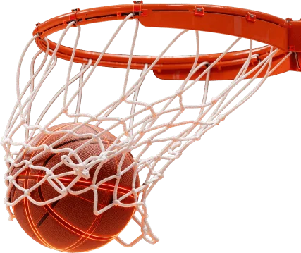 Basketball hoop visual for Axiom sportsbook launch